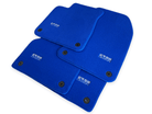 Blue Floor Mats for Audi A8 A8 D4 Long (2010-2017) | ER56 Design