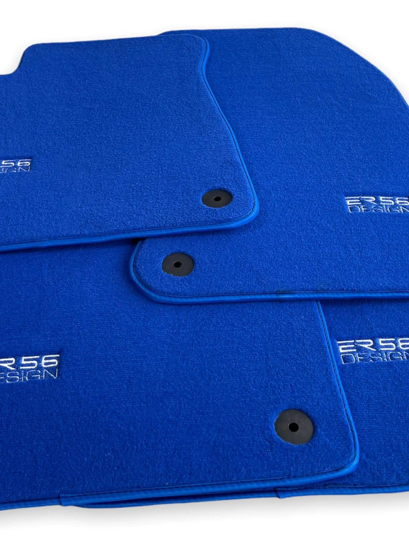 Blue Floor Mats for Audi Q5 8R Hybrid (2008-2017) | ER56 Design