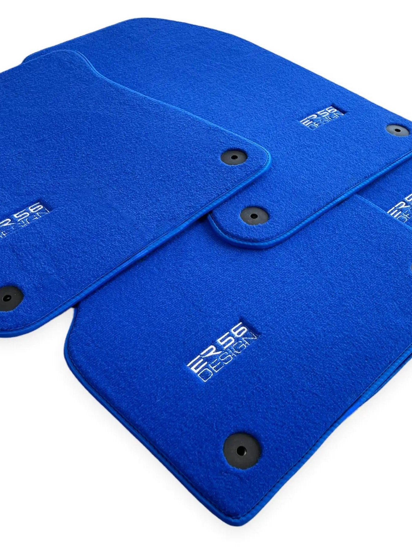 Blue Floor Mats for Audi Q5 8R Hybrid (2008-2017) | ER56 Design