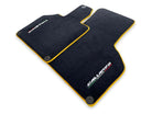 Floor Mats for Lamborghini Gallardo With Yellow Trim