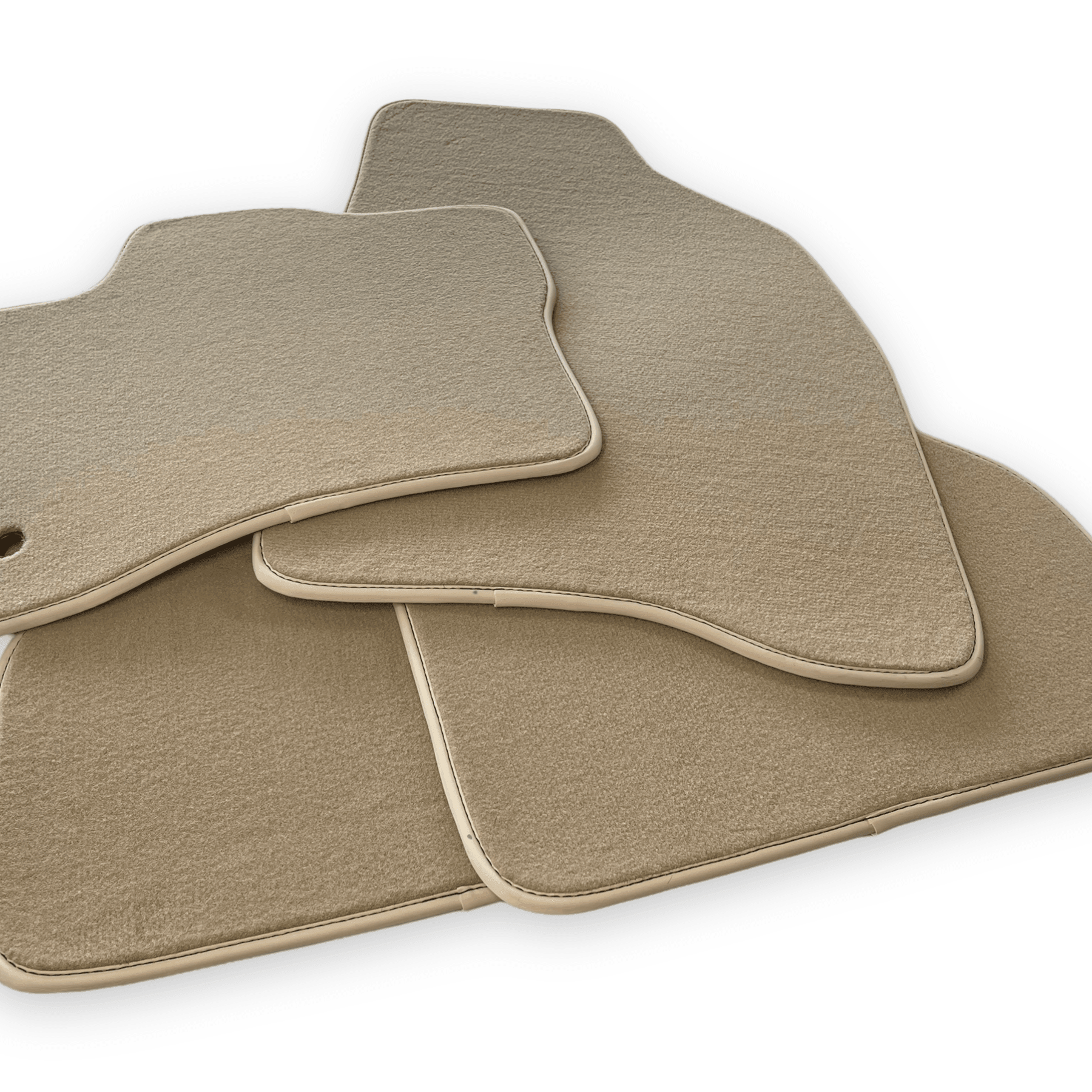 Floor Mats For Lincoln MKS 2009-2016 Beige Tailored Carpets - AutoWin