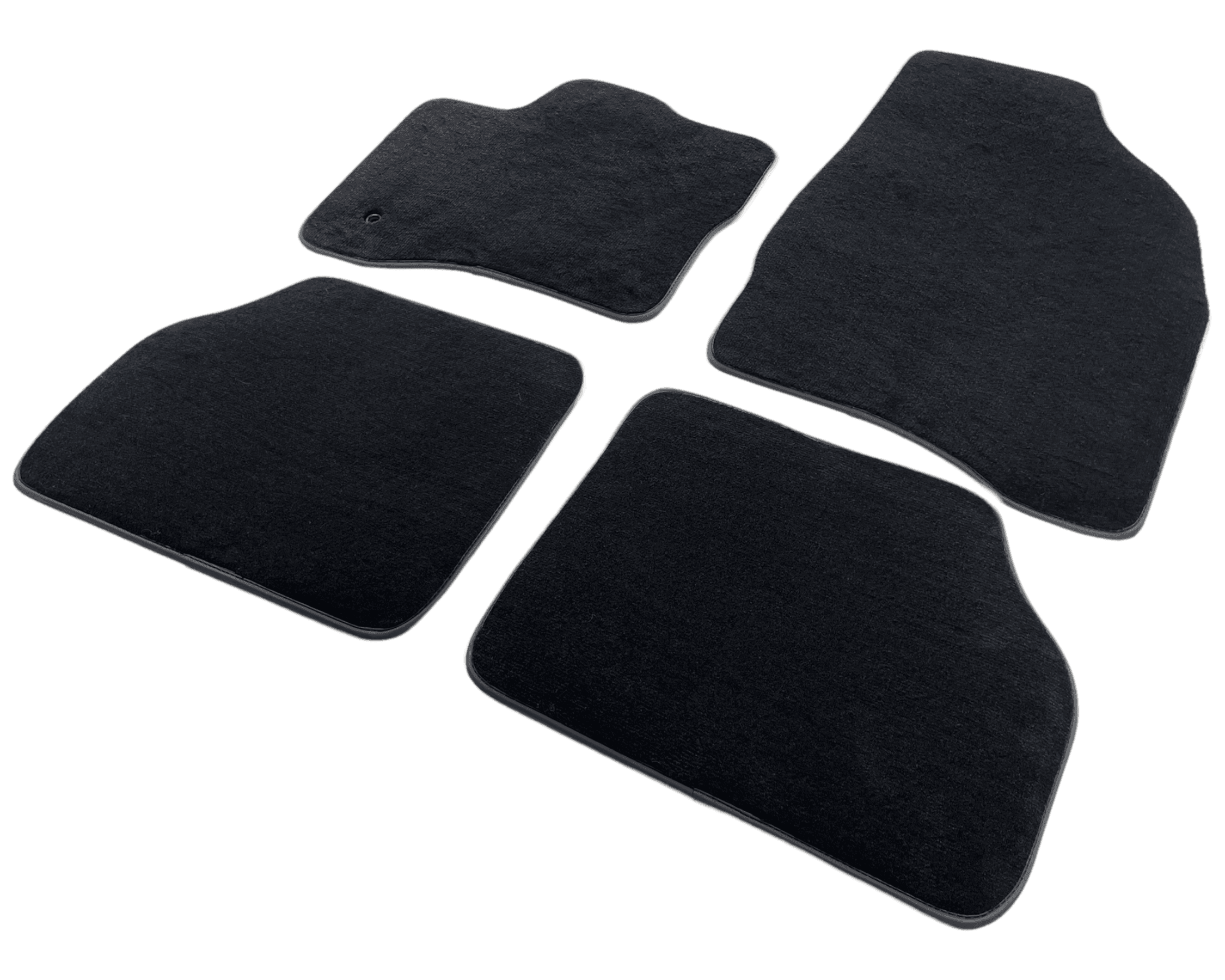 Floor Mats For Lincoln MKS 2009-2016 Black Tailored Carpets - AutoWin
