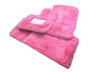 Pink Sheepskin Floor Mats For Rolls Royce Cullinan Rr31 2018-2023 Er56 Design Brand