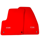 Red Floor Mats for Jeep Grand Cherokee WL (2023-2024) Plug-in Hybrid by ER56 Design