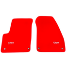 Red Floor Mats for Jeep Grand Cherokee WK2 (2011-2023) Single Fixation by ER56 Design