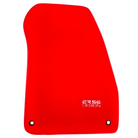 Red Floor Mats for Jeep Renegade Plug-in Hybrid (2020-2024) Co Driver with Fixing System by ER56 Design