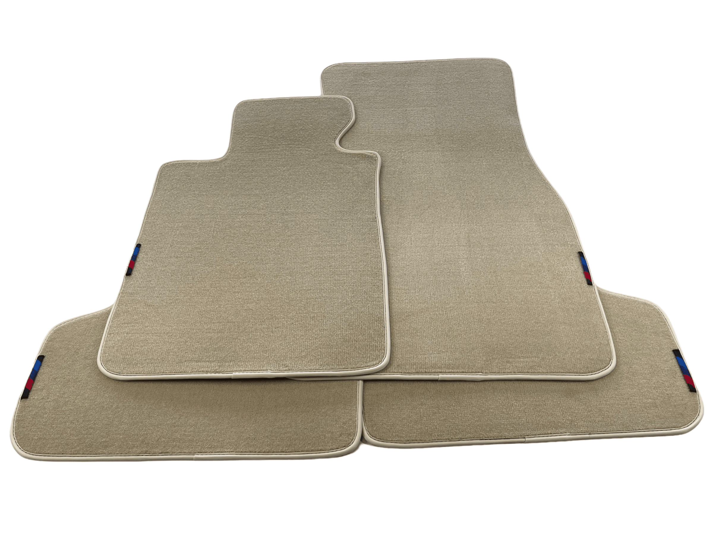 Beige Mats For BMW M3 G80 With M Package - AutoWin