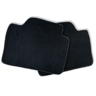 Black Floor Mats For BMW M6 F12 Convertible With 3 Color Stripes Tailored Set Perfect Fit - AutoWin