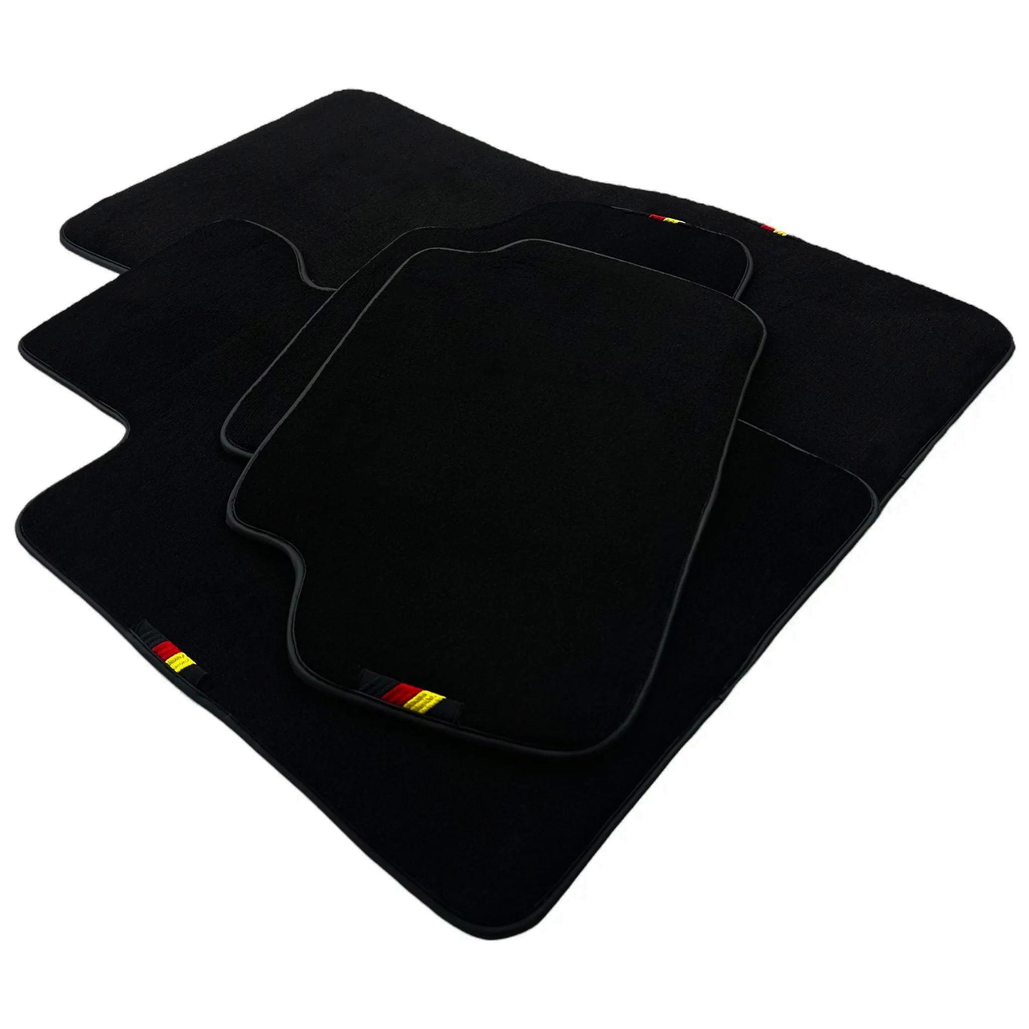 Black Floor Floor Mats For BMW X6 Series E71 Germany Edition - AutoWin