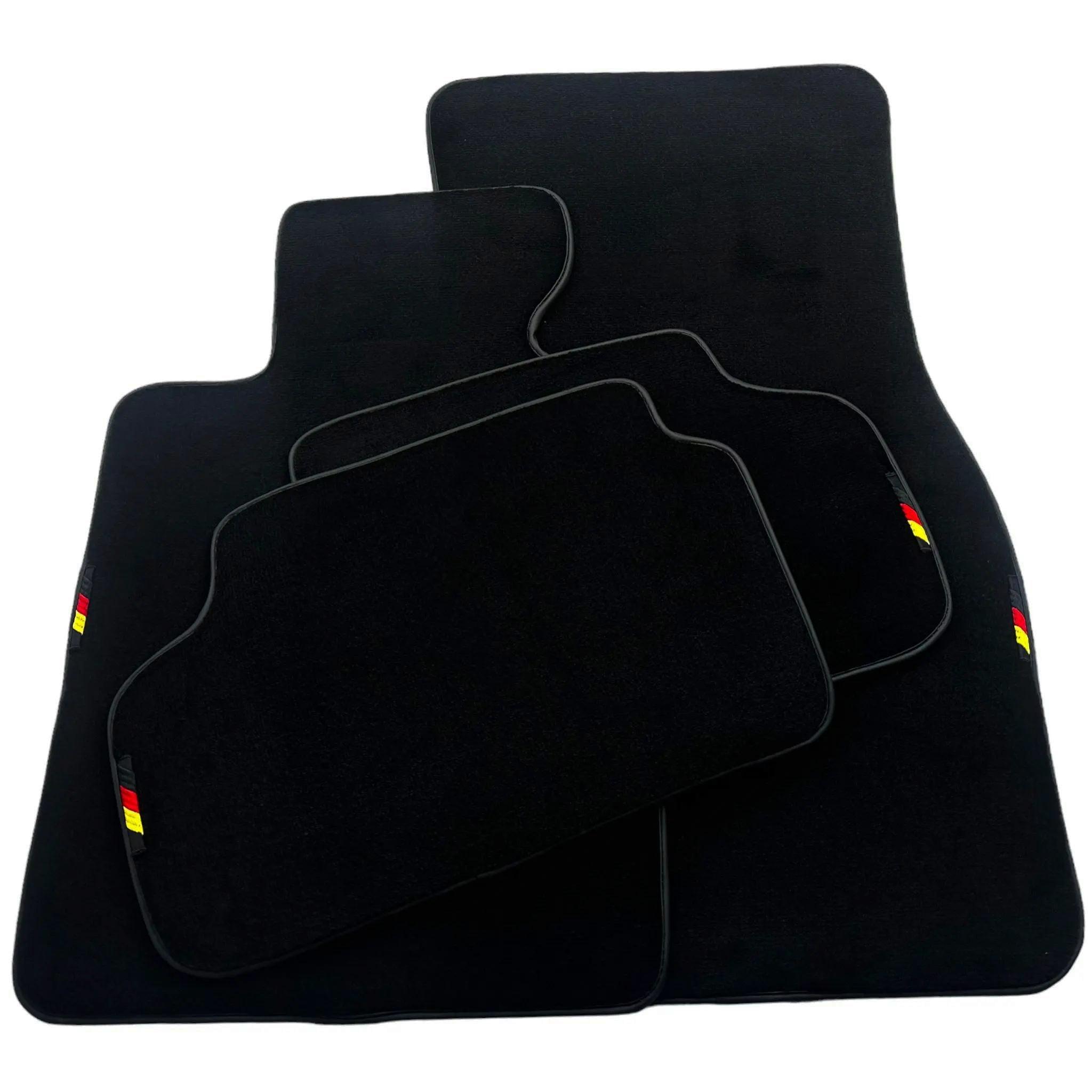 Black Floor Mats For BMW 6 Series E64 Convertible Germany Edition - AutoWin