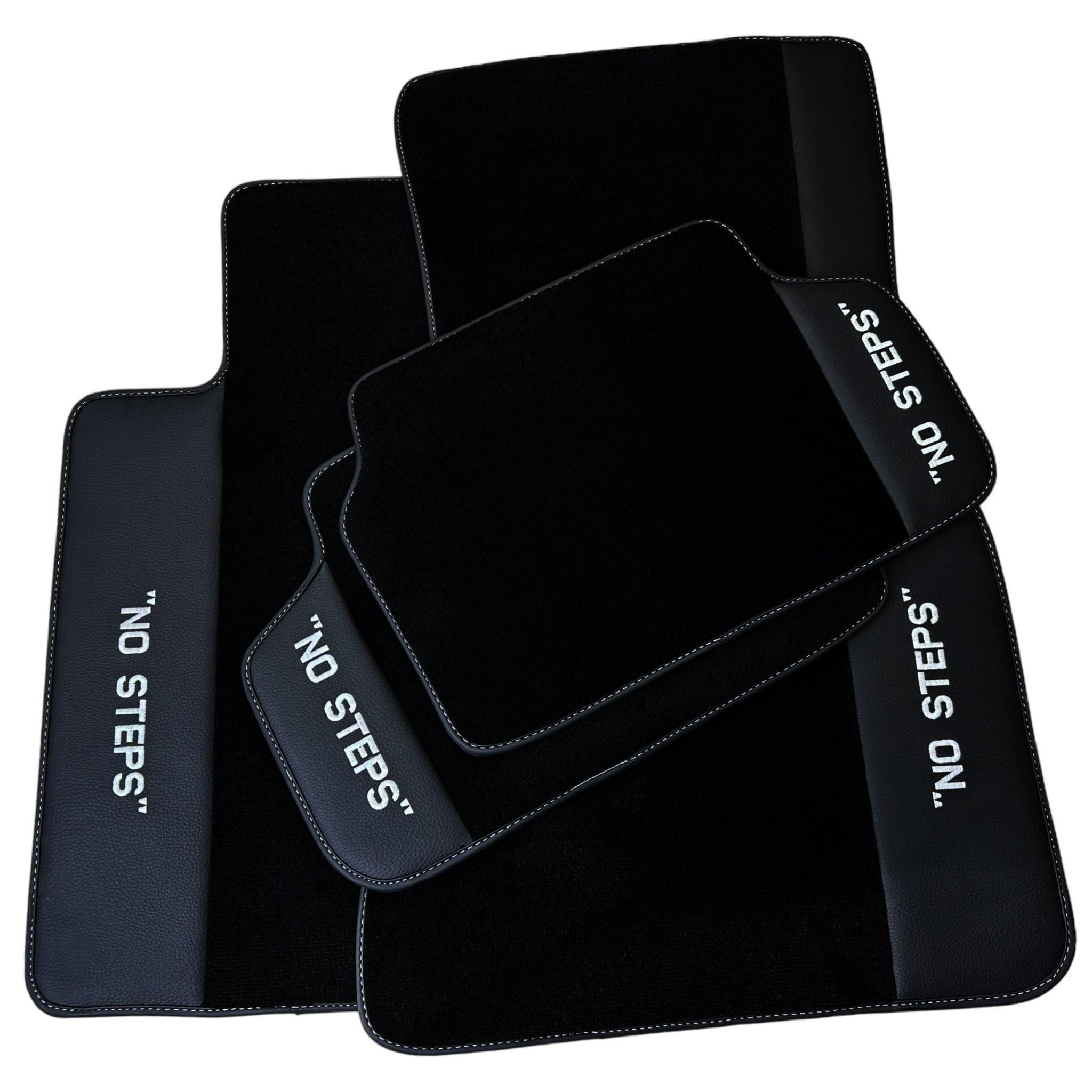 Black Floor Mats For BMW 6 Series E64 Convertible No Steps Edition - AutoWin