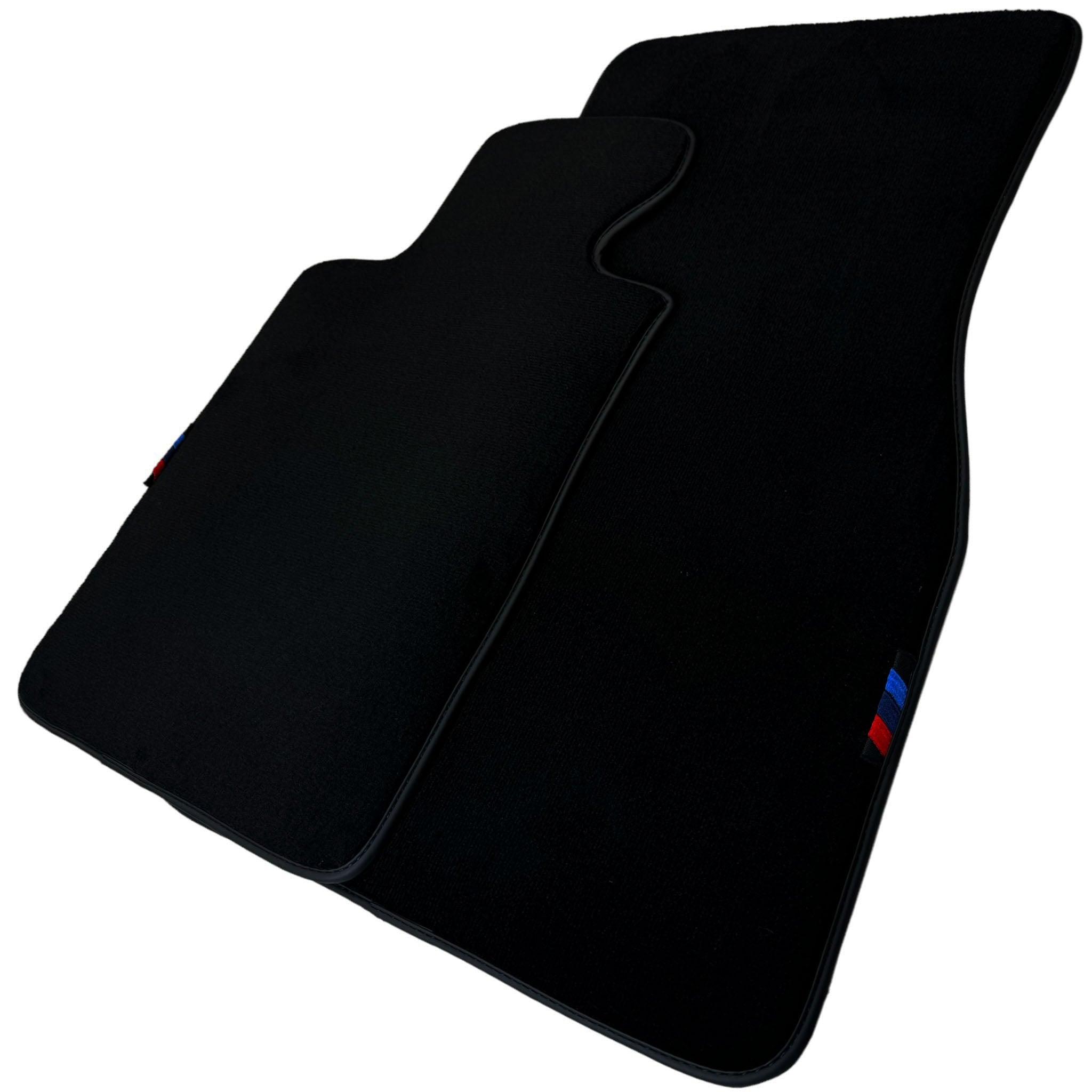 Black Floor Mats For BMW 7 Series E32 | Black Trim