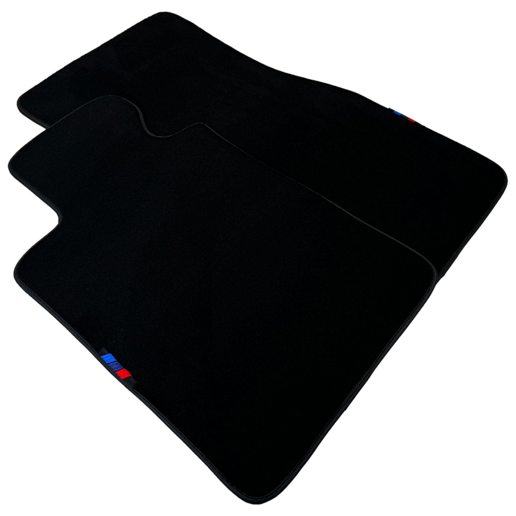 Black Floor Mats For BMW 7 Series E32 | Black Trim