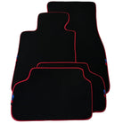 Black Floor Mats For BMW 7 Series E38 Long | Fighter Jet Edition