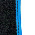 Black Mats For BMW iX1 - U11 SUV | Sky Blue Trim - AutoWin