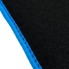 Black Mats For BMW iX1 - U11 SUV | Sky Blue Trim - AutoWin