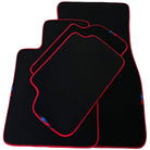 Black Floor Mats For BMW M5 E60 | Red Trim