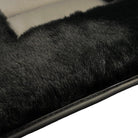 Black Sheepskin Floor Mats For BMW 4 Series G23 Convertible - AutoWin