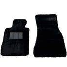 Black Sheepskin Floor Mats For BMW 4 Series G26 Gran Coupe No Steps Edition - AutoWin