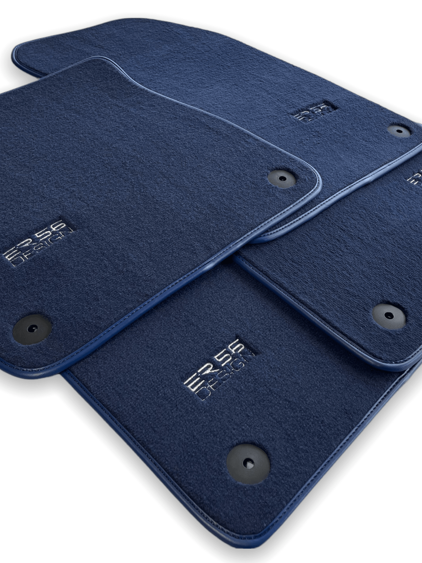 Dark Blue Floor Mats for Audi Q7 4M (2015-2019) | ER56 Design