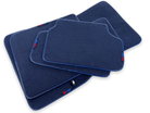 Dark Blue Floor Mats For BMW 3 Series E46 Coupe With M Package - AutoWin