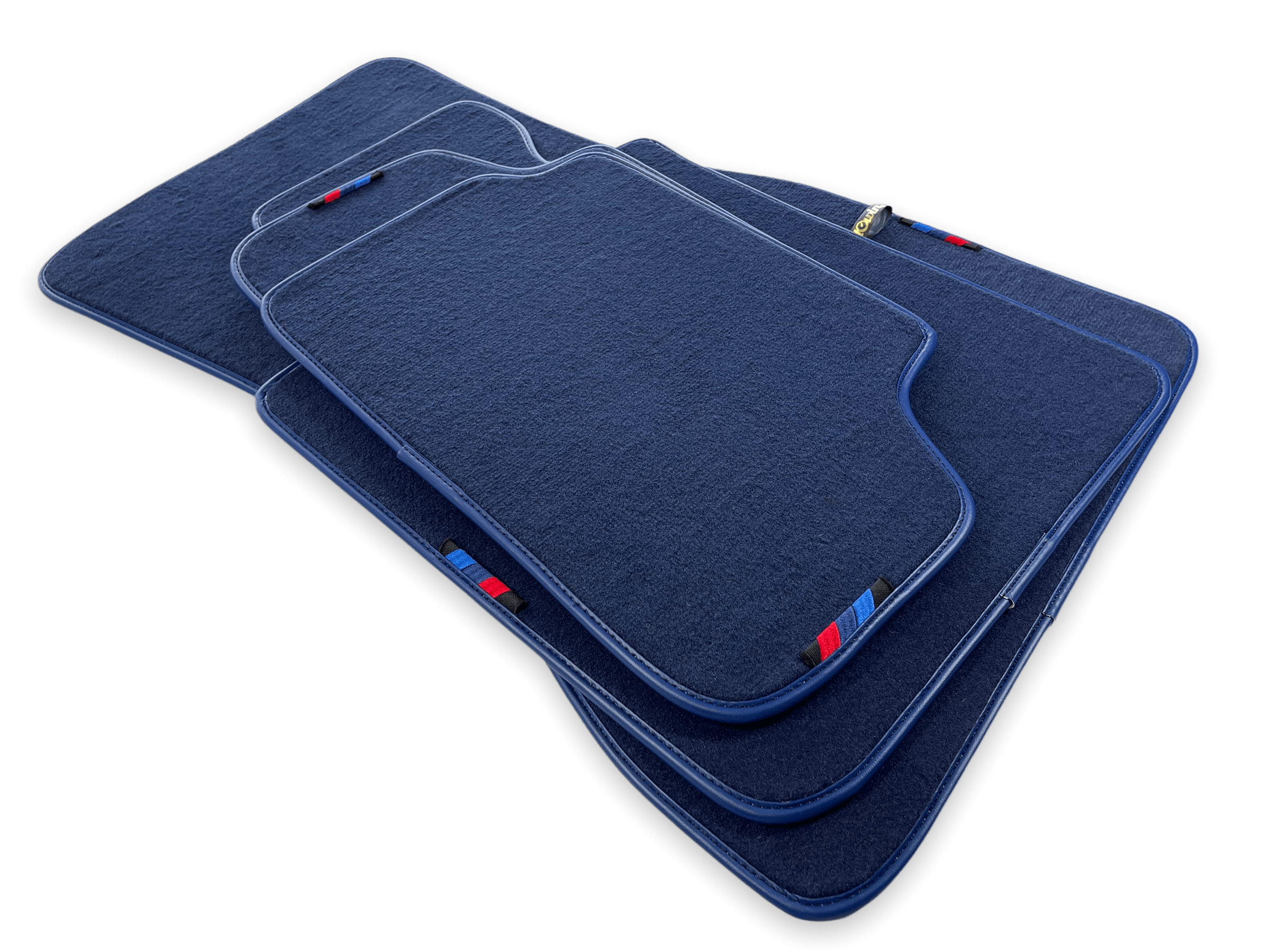 Dark Blue Floor Mats For BMW X6 Series E71 With M Package - AutoWin