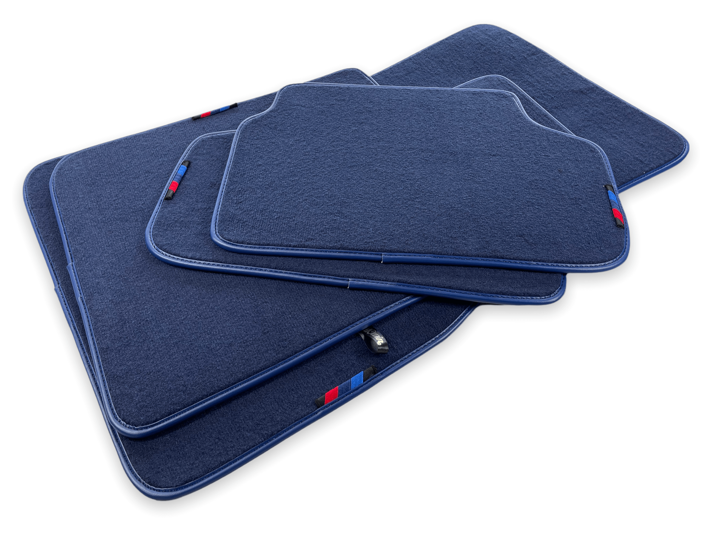 Dark Blue Floor Mats For BMW X6 Series E71 With M Package - AutoWin