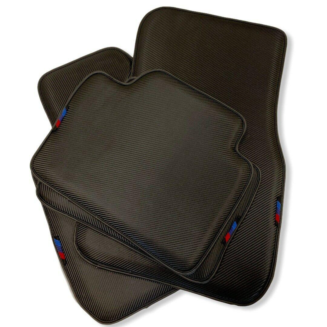 Floor Mats For BMW 3 Series G20 Autowin Brand Carbon Fiber Leather - AutoWin