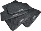 Floor Mats For BMW 7 Series G12 Black Leather Er56 Design - AutoWin