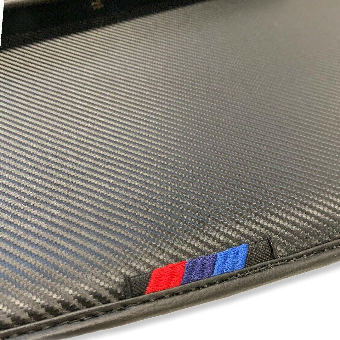 Floor Mats For BMW X1 Series F48 Autowin Brand Carbon Fiber Leather - AutoWin