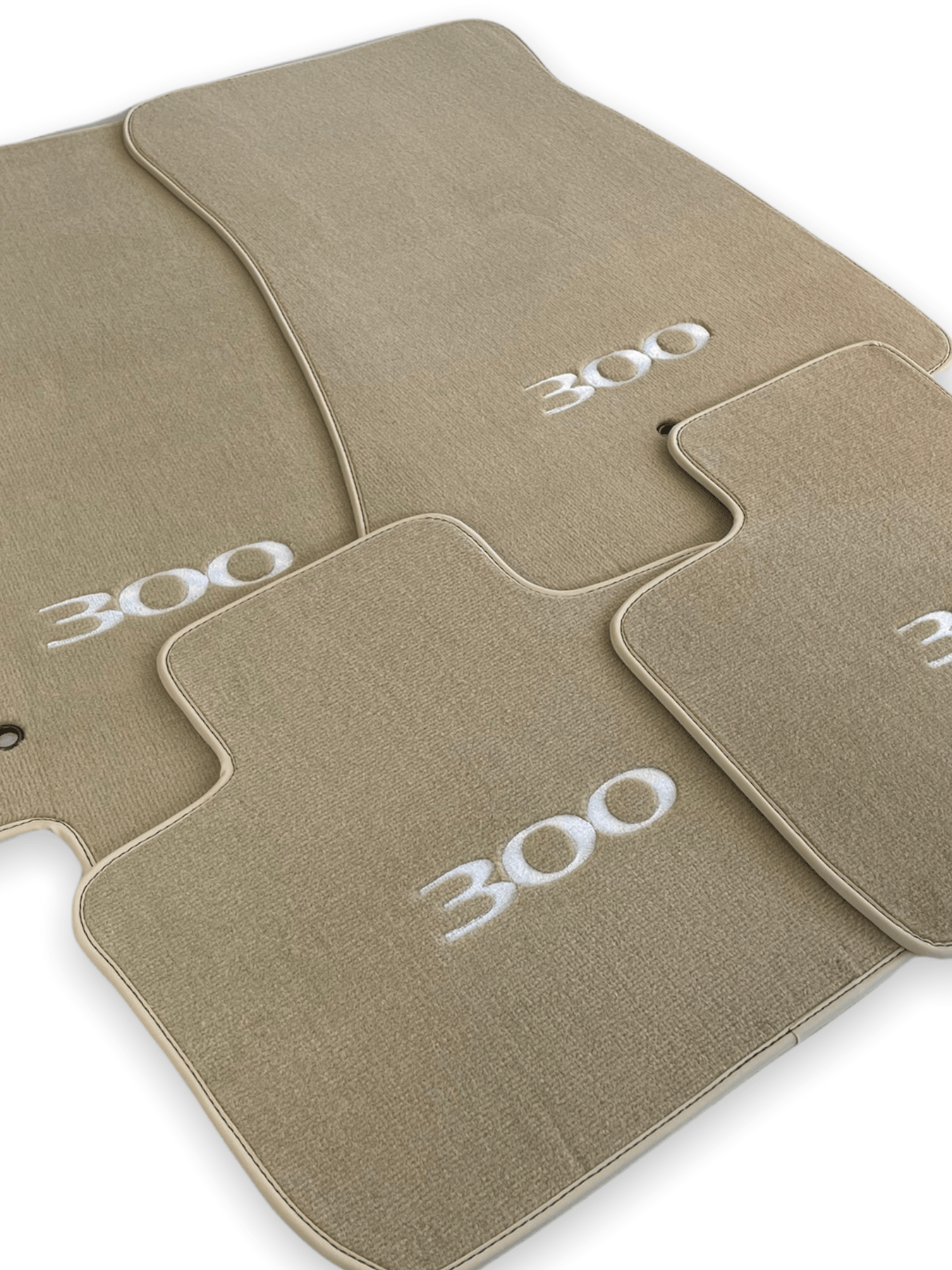 Floor Mats For Chrysler 300C Beige 2011-2022 - AutoWin