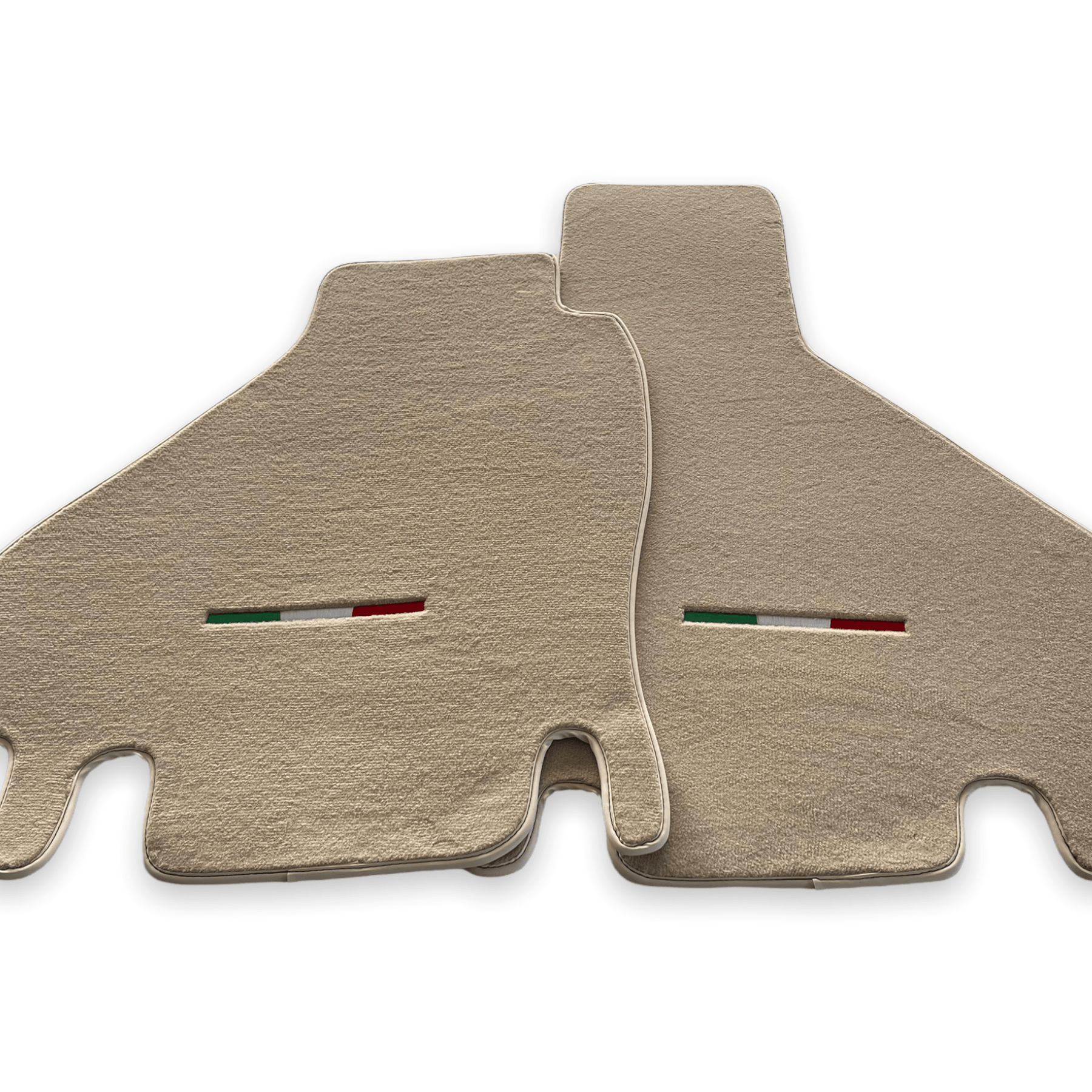 Floor Mats For Ferrari Testarossa 1984–1996 Beige Autowin Brand Italy Edition - AutoWin