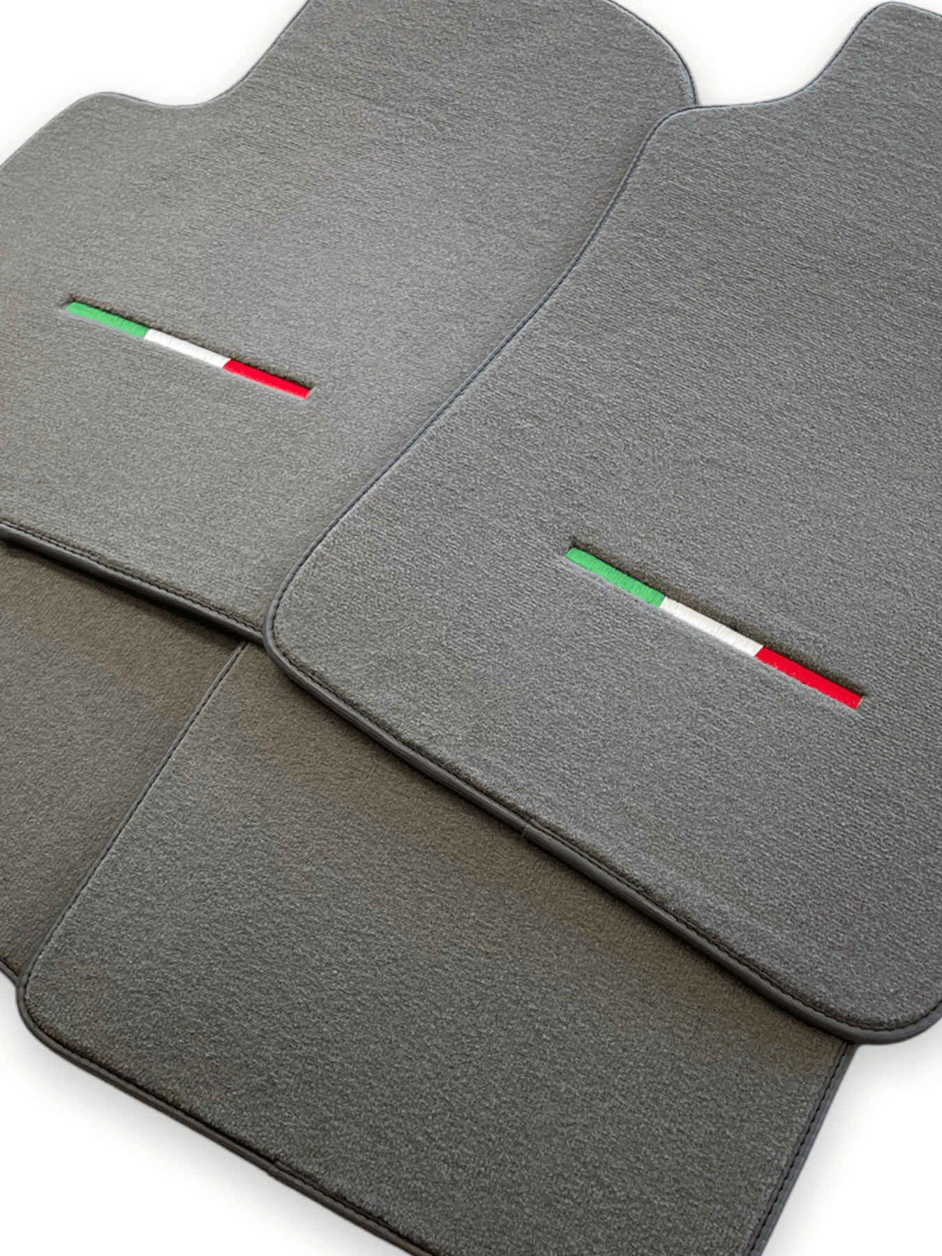 Floor Mats For Fiat 500 2008-2019 Gray Color - AutoWin