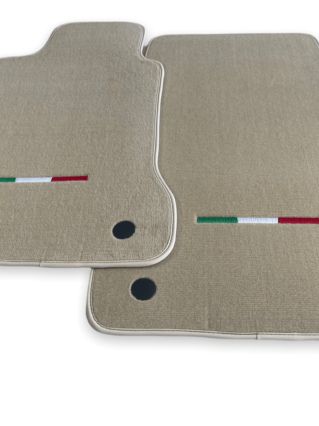 Floor Mats For Maserati Quattroporte Beige IT Edition - AutoWin