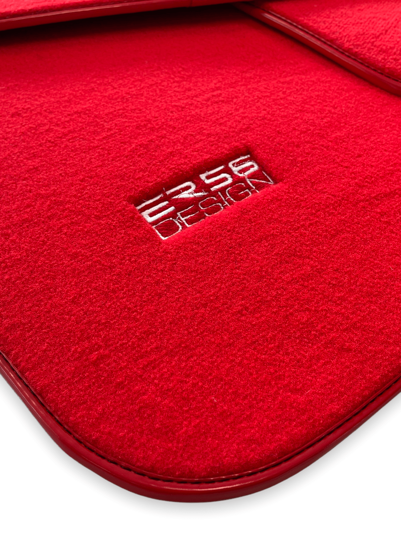 Floor Mats For Rolls Royce Dawn Rr6 2016-2023 Red Er56 Design - AutoWin