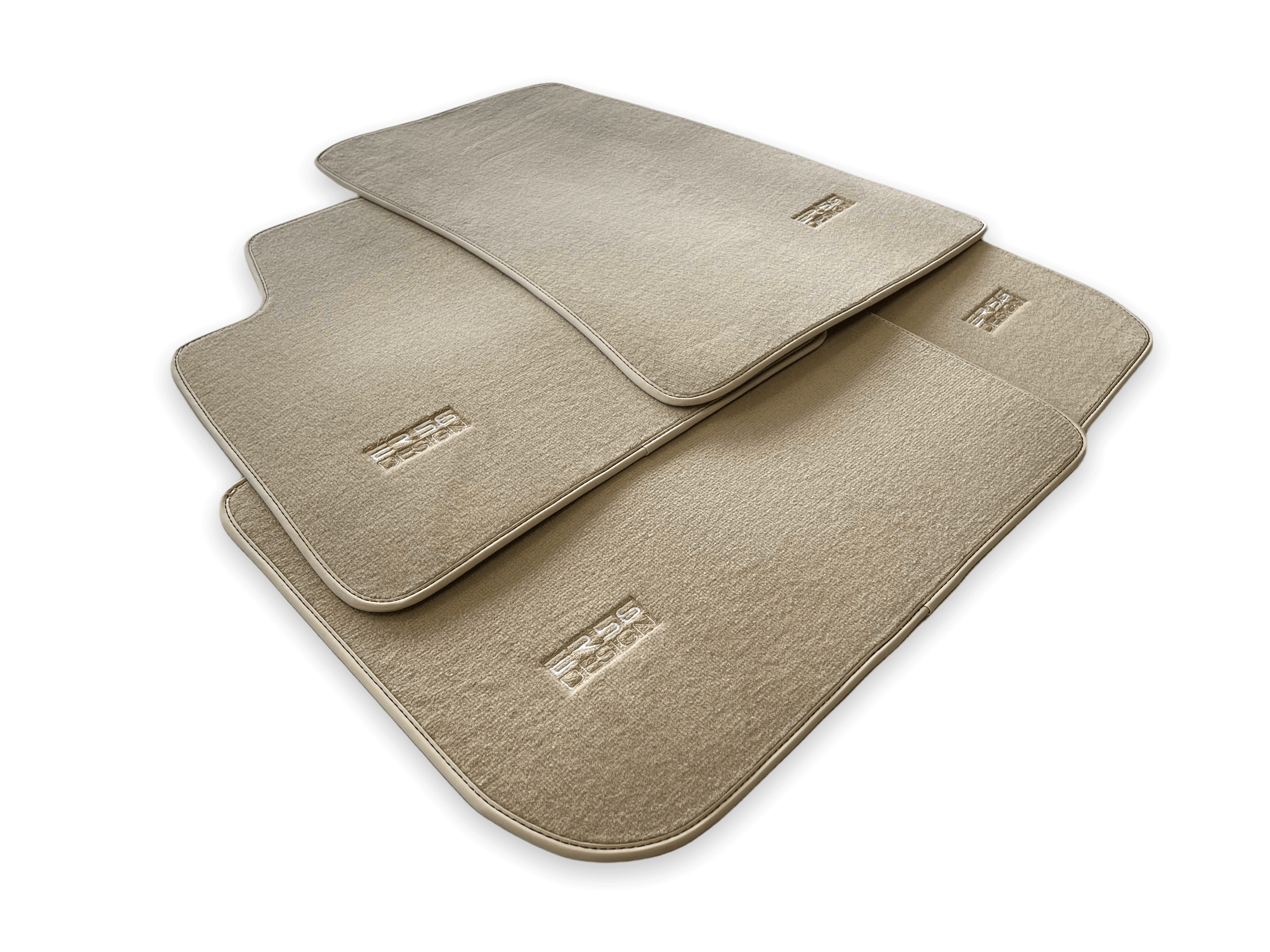 Floor Mats For Rolls Royce Phantom Drophead Coupe 2007–2016 Beige Er56 Design - AutoWin