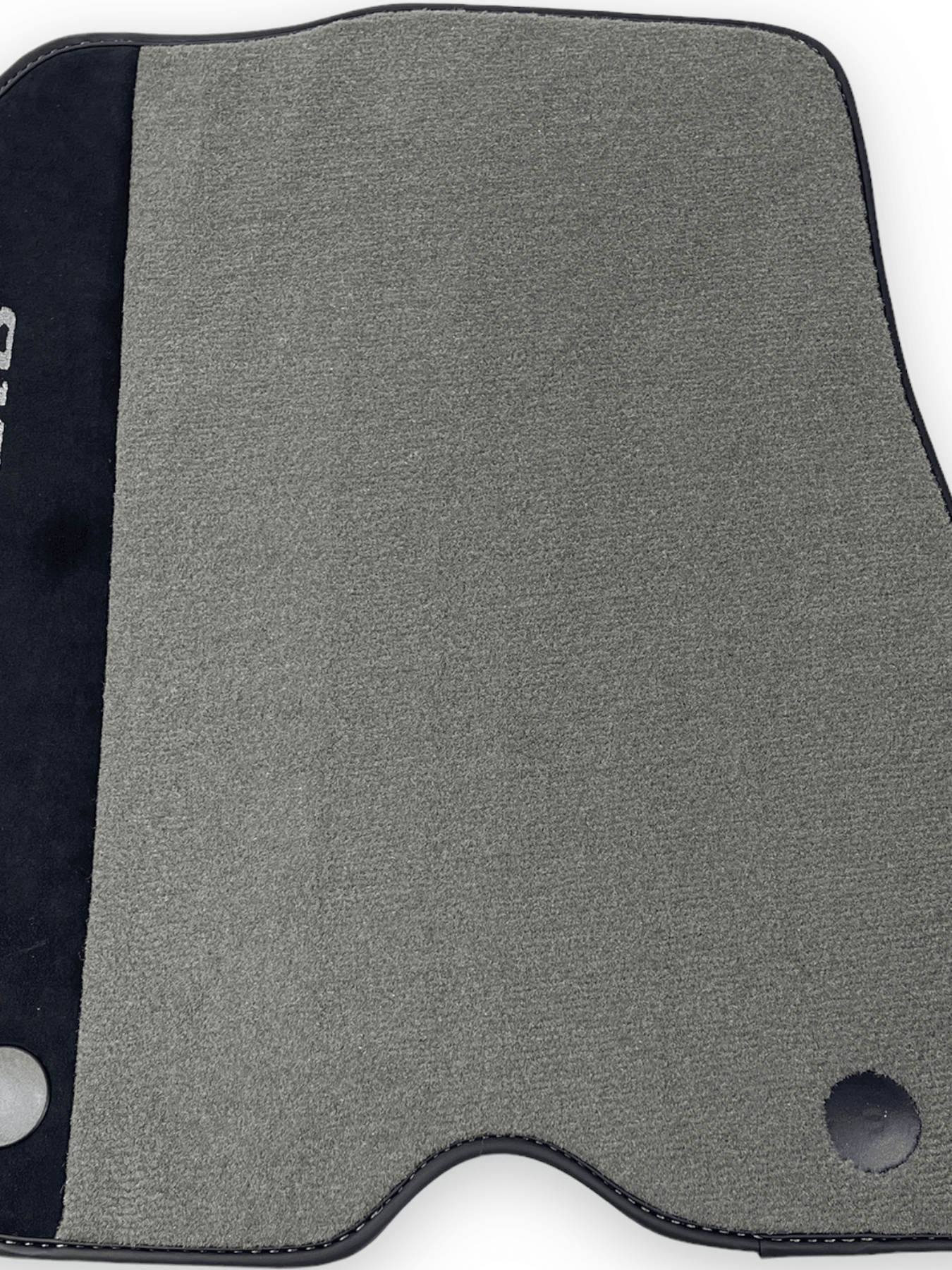 Gray Floor Mats For Ferrari 812 Superfast With Alcantara Leather - AutoWin