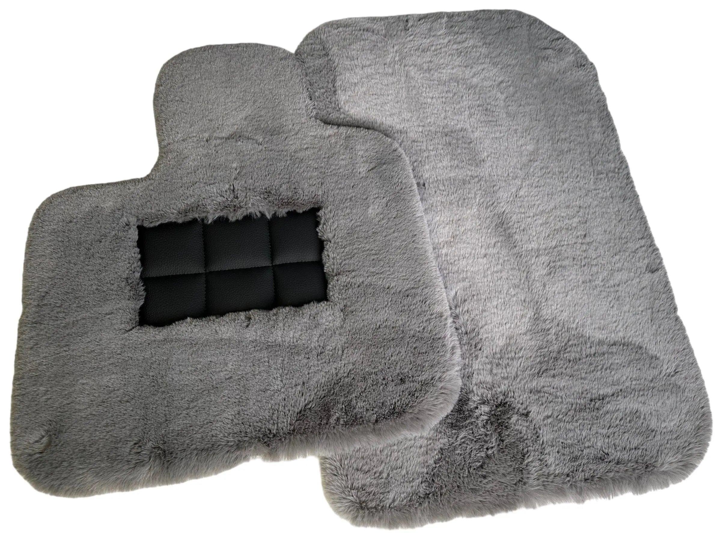 Gray Sheepskin Floor Mats For Bentley Flying Spur (2013-2019) Er56 Design Brand - AutoWin