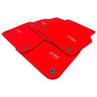 Red Floor Mats for Audi A1 - 5-door Hatchback (2019-2024) | ER56 Design