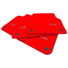 Red Floor Mats for Audi A1 - 5-door Hatchback (2019-2024) | ER56 Design