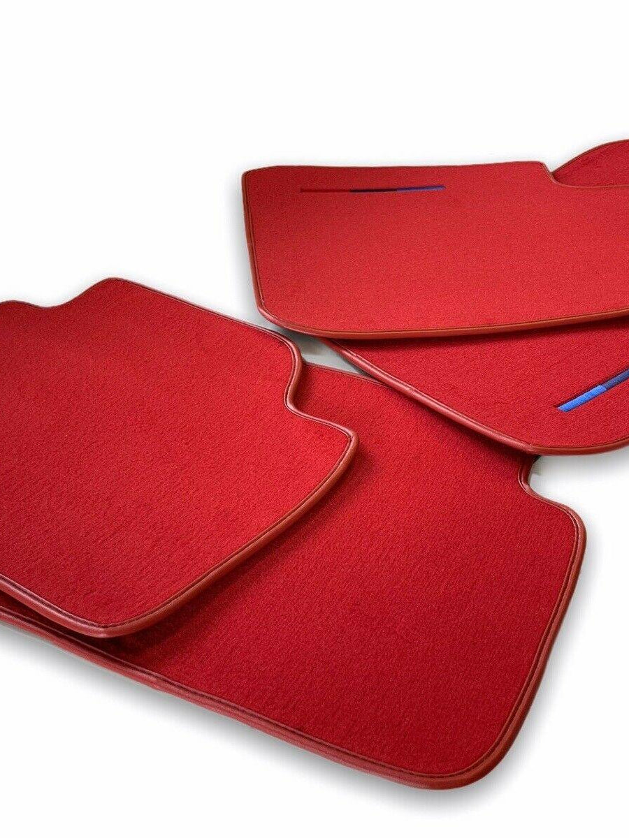 Red Floor Mats For BMW X7 Series G07 With M Package - AutoWin