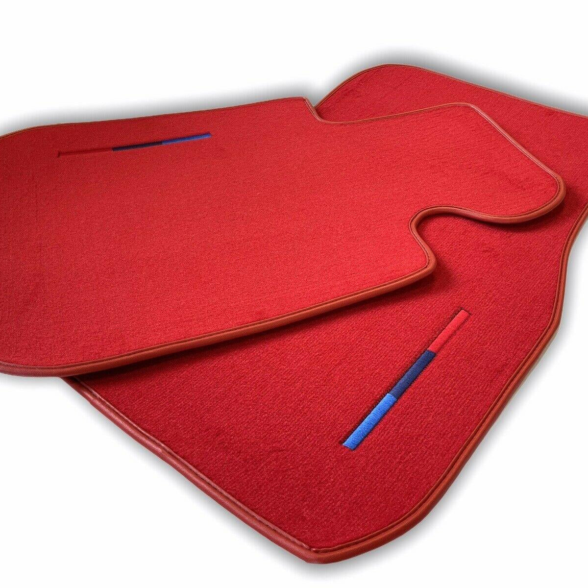 Red Floor Mats For BMW Z4 Series E89 With M Package - AutoWin