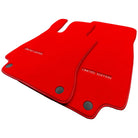 Red Floor Mats For Mercedes Benz E-Class A207 Convertible (2010-2013) | Limited Edition