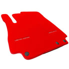 Red Floor Mats For Mercedes Benz E-Class A207 Convertible (2010-2013) | Limited Edition