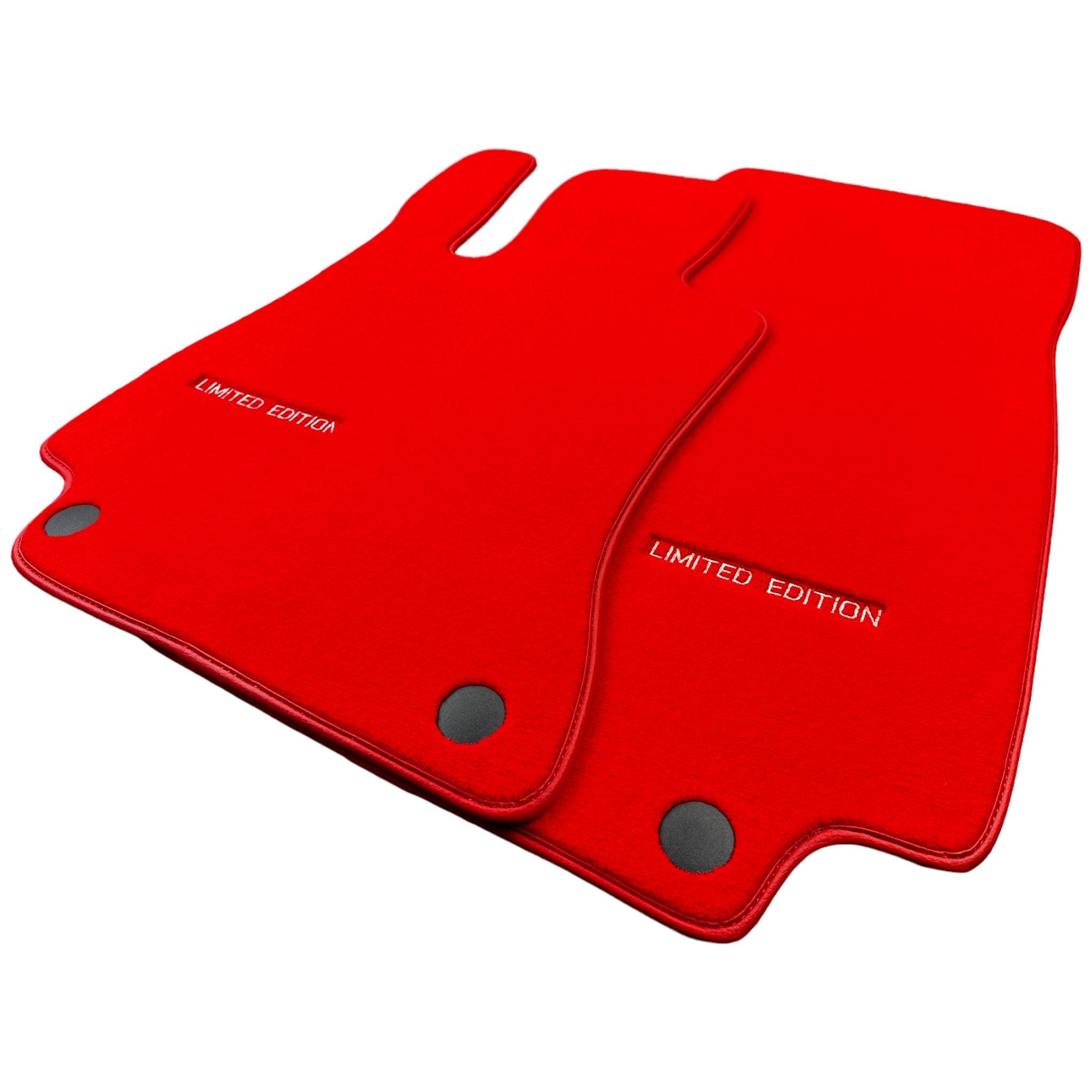 Red Floor Mats For Mercedes Benz S-Class V222 (2013-2020) Long Wheelbase | Limited Edition