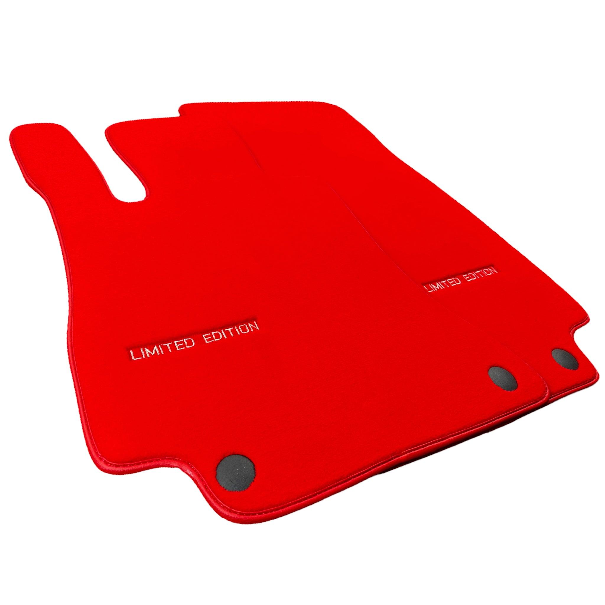 Red Floor Mats For Mercedes Benz S-Class W126 (1979-1991) | Limited Edition