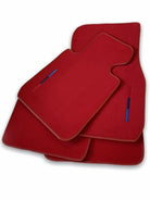 Red Mats For BMW 5 Series G31 Wagon With M Package - AutoWin