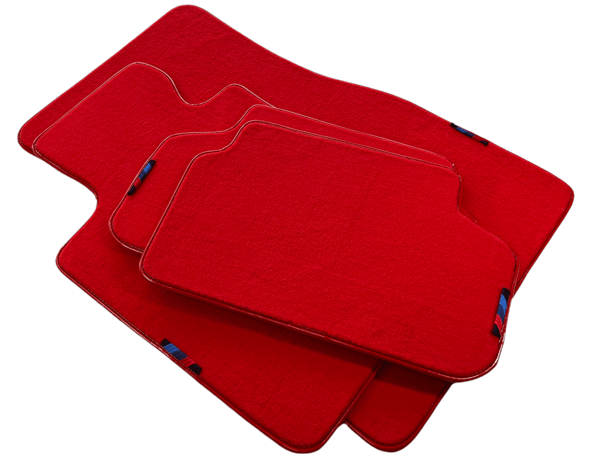 Red Mats For BMW M6 F13 Coupe With M Package AutoWin Brand - AutoWin