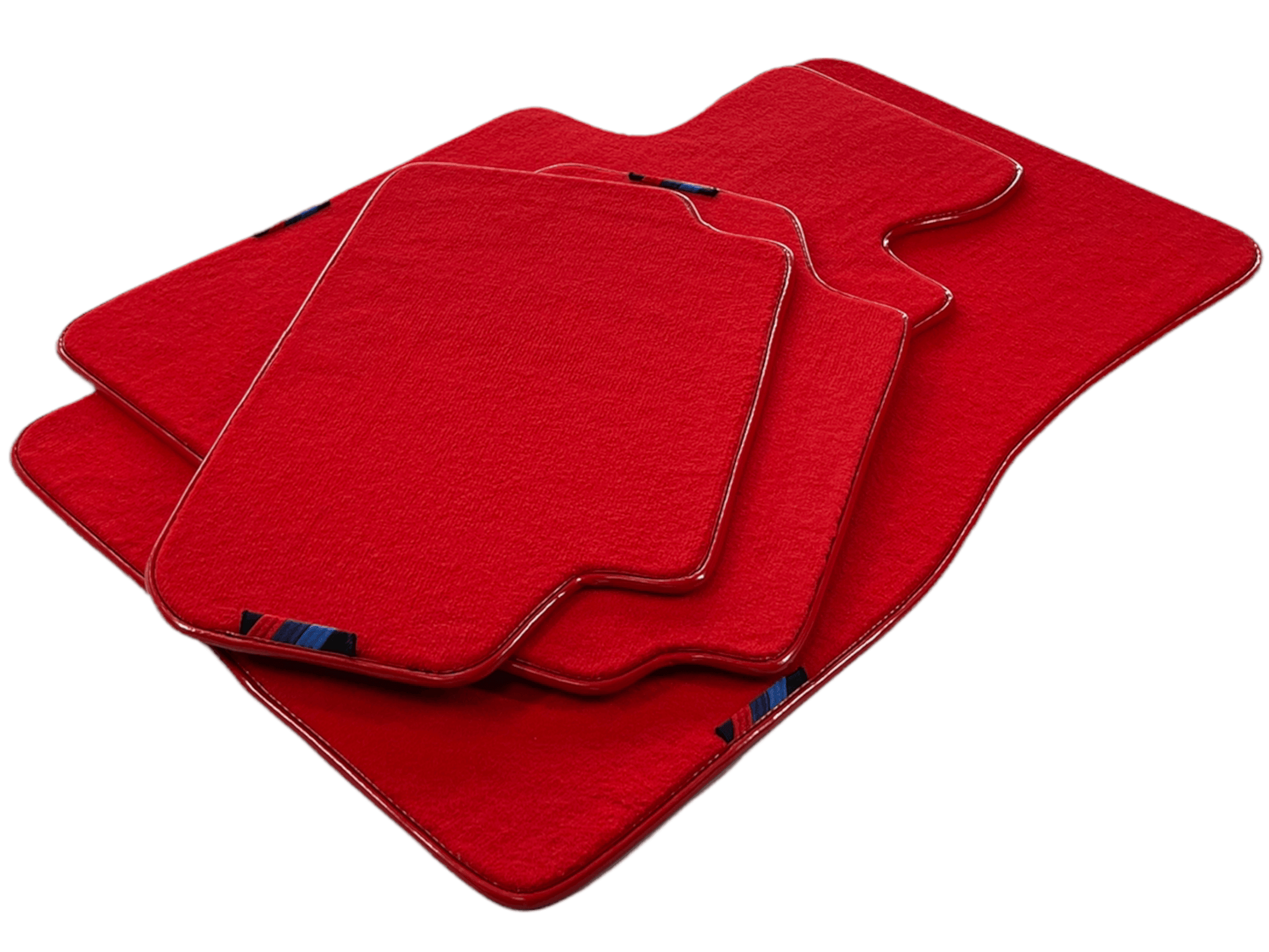 Red Mats For BMW M6 F13 Coupe With M Package AutoWin Brand - AutoWin