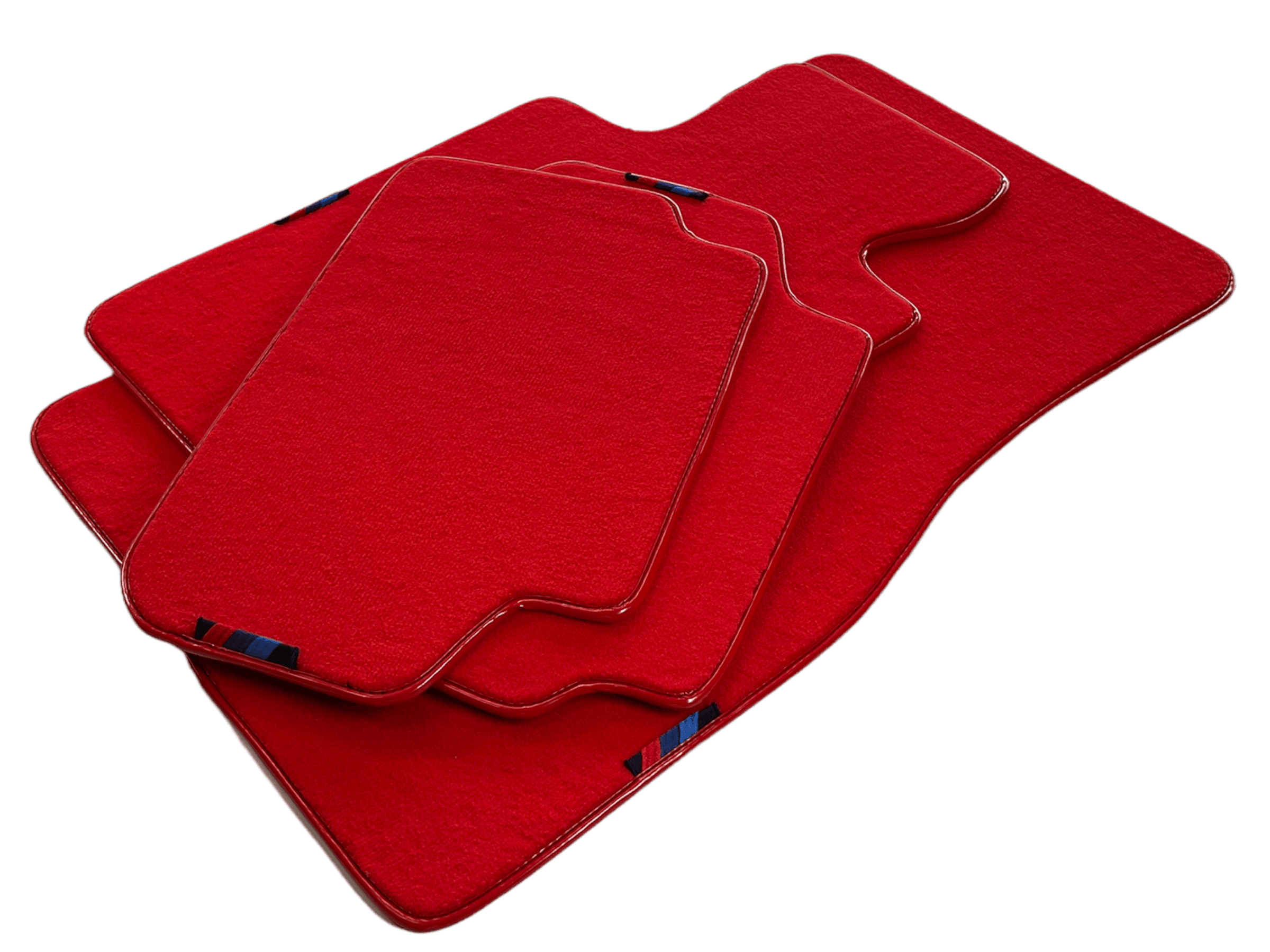 Red Mats For BMW M6 F13 Coupe With M Package AutoWin Brand - AutoWin